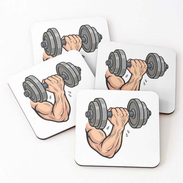 Item preview, Strong Arm Dumbbell Workout – Fitness Strength Training Design designed and sold by StickerNestYou.
