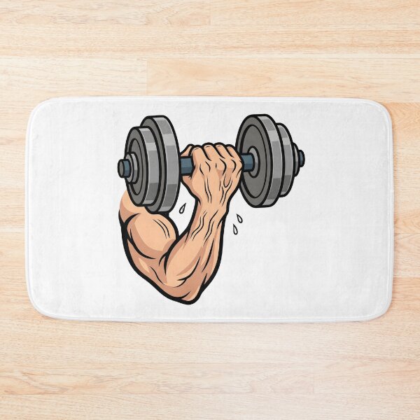 Item preview, Strong Arm Dumbbell Workout – Fitness Strength Training Design designed and sold by StickerNestYou.