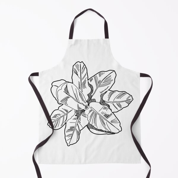 Item preview, Hand-Drawn Broad-Leaved Tropical Plant Symbol in Plan View designed and sold by zanaxxer.