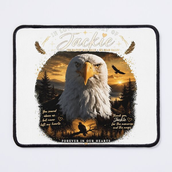 Item preview, Bald Eagle Memorial Tribute Forever In Our Hearts Artwork designed and sold by JosephMoo55679.