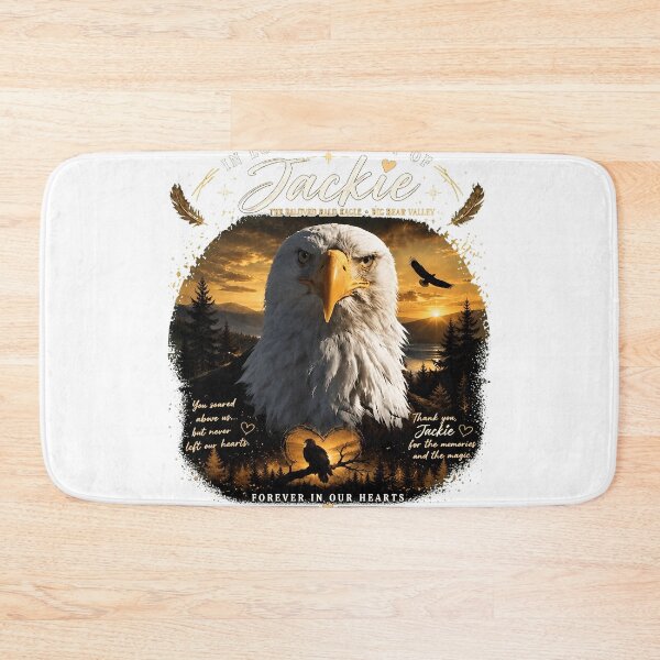 Item preview, Bald Eagle Memorial Tribute Forever In Our Hearts Artwork designed and sold by JosephMoo55679.