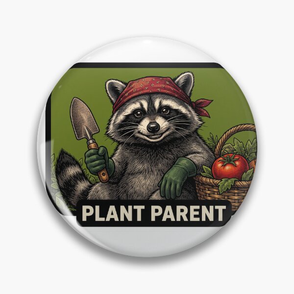 Item preview, Plant Parent Gardener Raccoon designed and sold by Roy & Tiffany.