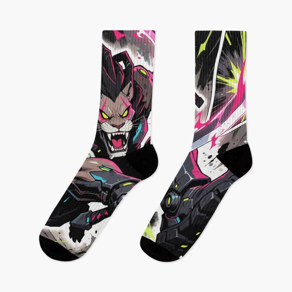 Item preview, Cyber Lion Fighter Striking with Power (V4) designed and sold by SabaMirzique.