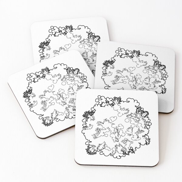 Item preview, Hand-Drawn Organic Deciduous Shrub Symbol in Plan View designed and sold by zanaxxer.