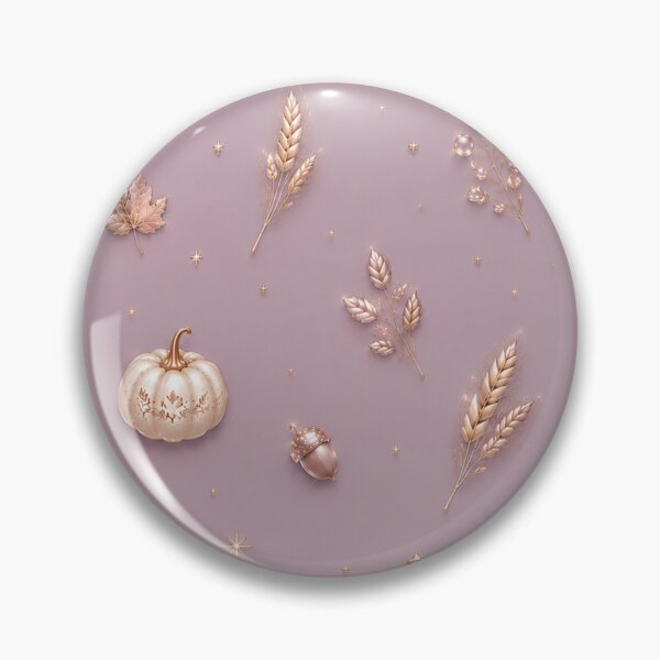 Item preview, Elegant Mauve Thanksgiving Pattern – Ivory & Champagne Gold Mug designed and sold by HO•Designs.
