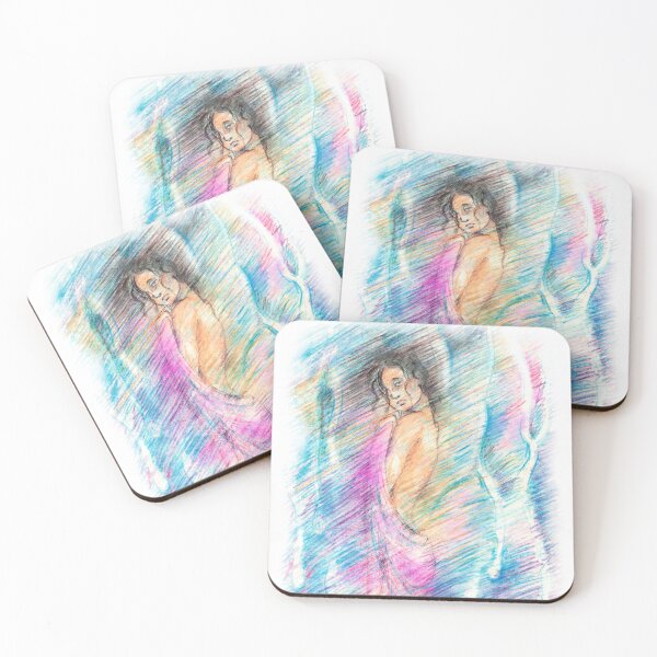Item preview, Girl Watching the Rain Through Window designed and sold by Ekaterina  Biserova.