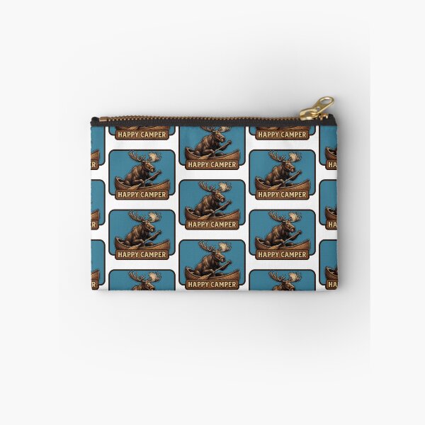 Item preview, Happy Camper Canoe Moose designed and sold by Tiffany Roy.