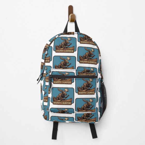 Item preview, Happy Camper Canoe Moose designed and sold by Roy & Tiffany.
