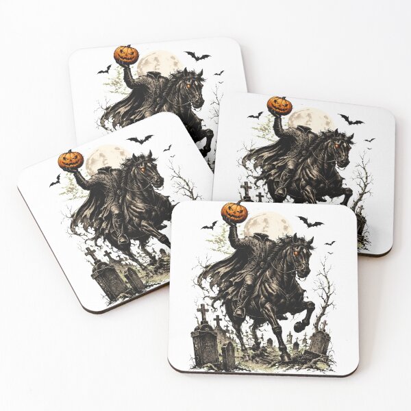 Item preview, Headless Pumpkin Knight Riding Horse Halloween Legend designed and sold by DavidSant59546.