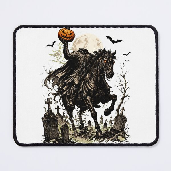 Item preview, Headless Pumpkin Knight Riding Horse Halloween Legend designed and sold by DavidSant59546.