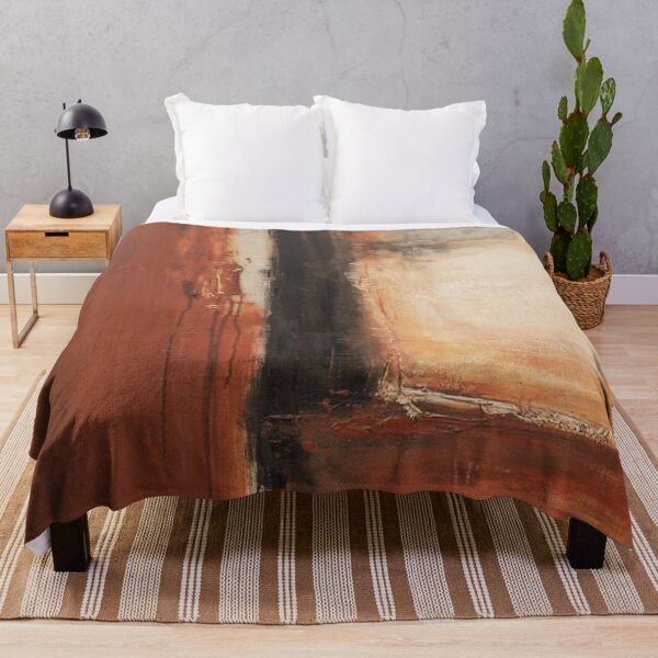 Item preview, Earthy Abstract Terracotta Black Cream designed and sold by Ed & Harmony.