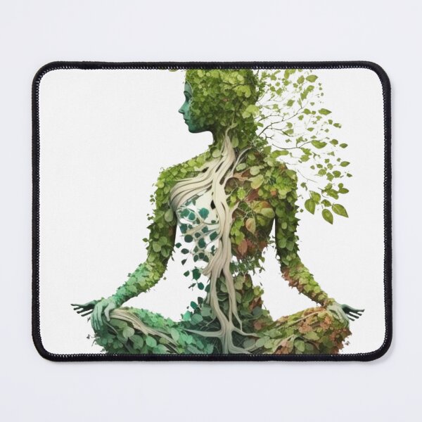 Item preview, Mother Earth Meditation Silhouette designed and sold by DKSH1234.