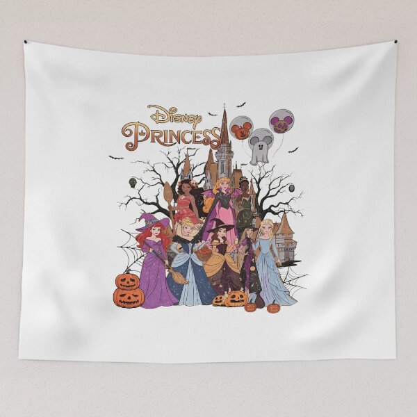 Item preview, Magical Princess Halloween Castle Night Illustration designed and sold by LauraBarn95305.