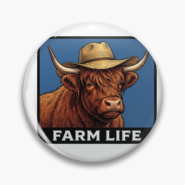 Item preview, Farm Life Highland Cow designed and sold by Tiffany Roy.