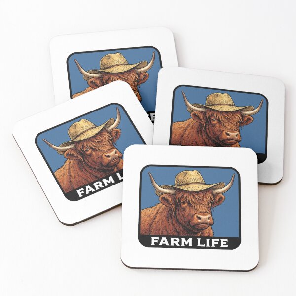 Item preview, Farm Life Highland Cow designed and sold by Roy & Tiffany.