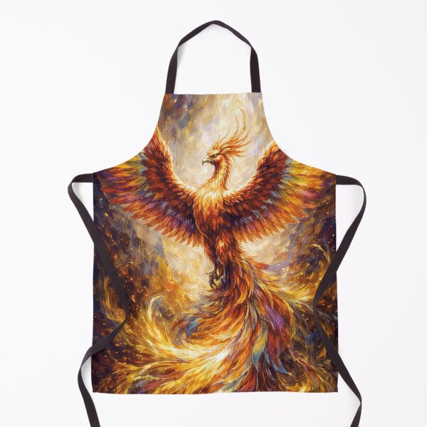 Item preview, Phoenix – Reborn from Fire Painting designed and sold by GalleryKauffeld.