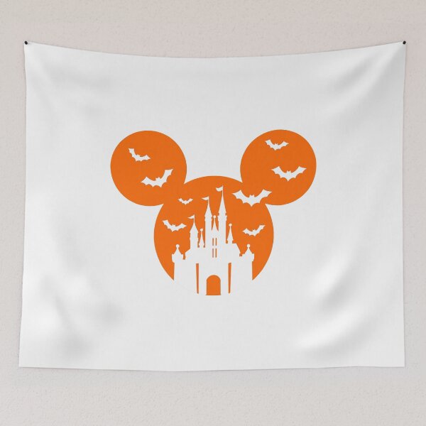 Item preview, Spooky Halloween Castle Bat Silhouette Night Design designed and sold by SamuelRow44384.