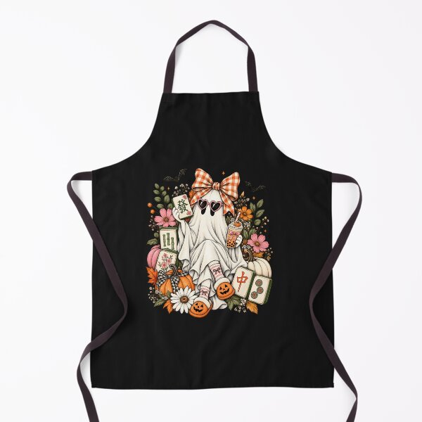 Item preview, Floral Ghost Mahjong Halloween Game Night designed and sold by Lozarux.