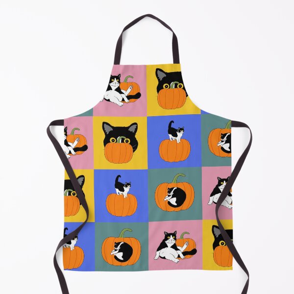 Item preview, Tuxedo cat Halloween pumpkin throw designed and sold by BigfeetLittlepaws.