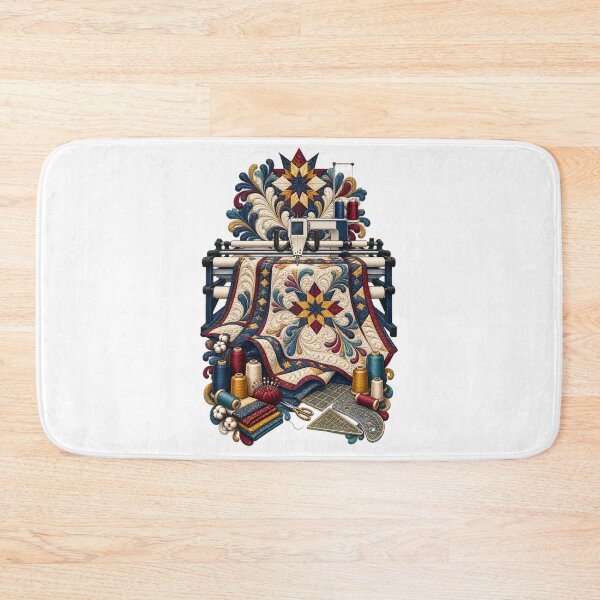 Item preview, Decorative Longarm Quilting Studio Art designed and sold by UrbanCanvvas.