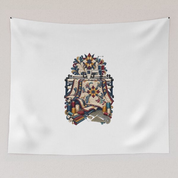 Item preview, Decorative Longarm Quilting Studio Art designed and sold by UrbanCanvvas.