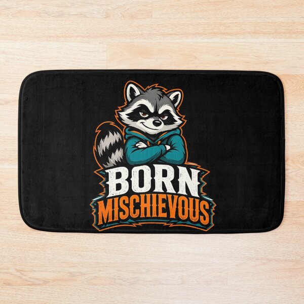 Item preview, Born Mischievous Raccoon – Playful Trouble Maker T-Shirt Design designed and sold by ArtisticHeart21.
