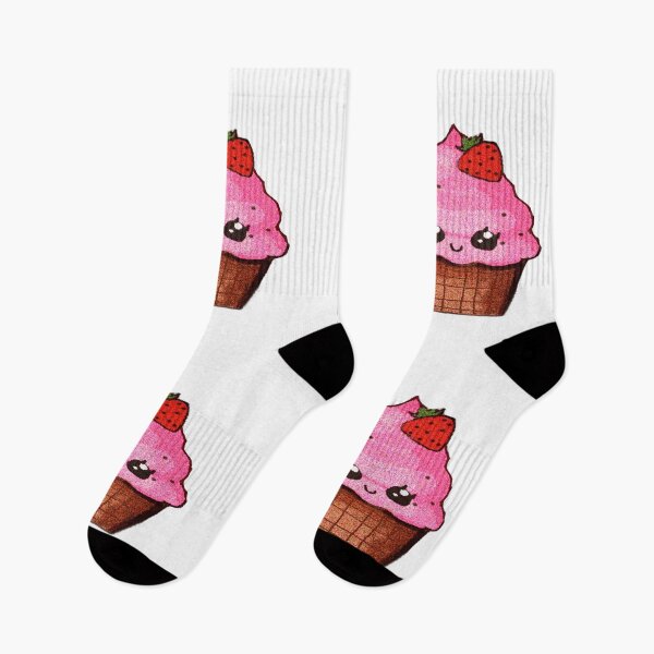Item preview, Kawaii Strawberry Ice Cream  designed and sold by Rainbowland123.