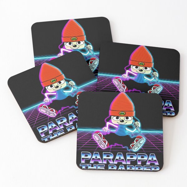 Item preview, Parappa PaRappa the Rapper Synthwave Gamer Graphic Tee designed and sold by Senpaiwaves.