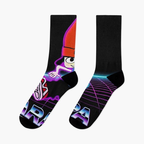 Artikelvorschau, Parappa PaRappa der Rapper Synthwave Gamer Grafik-T-Shirt entworfen und verkauft von Senpaiwaves.