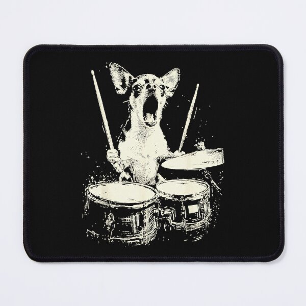 Item preview, Funny Chihuahua Drummer Dog Lover Musician designed and sold by CharlieConon.