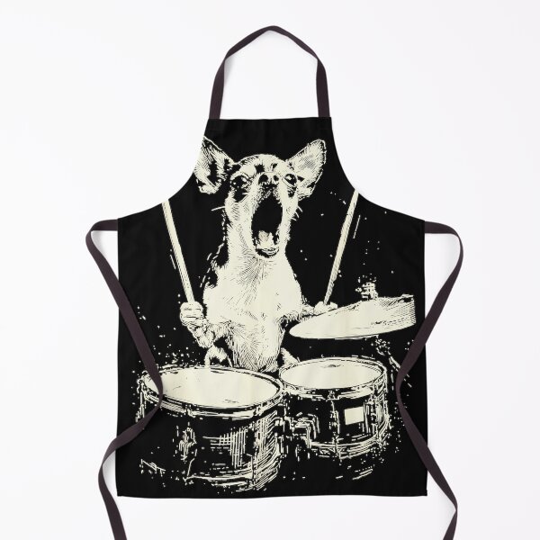 Item preview, Funny Chihuahua Drummer Dog Lover Musician designed and sold by CharlieConon.