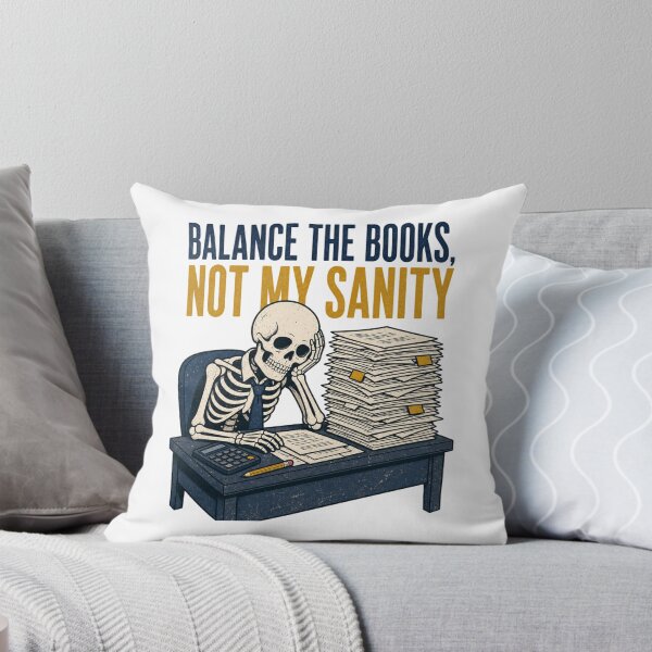 Item preview, Balance The Books Not My Sanity Shirt, Comfort Colors® Skeleton Accountant Tee, Funny Halloween Tax Season Graphic designed and sold by TshirtsLabs.