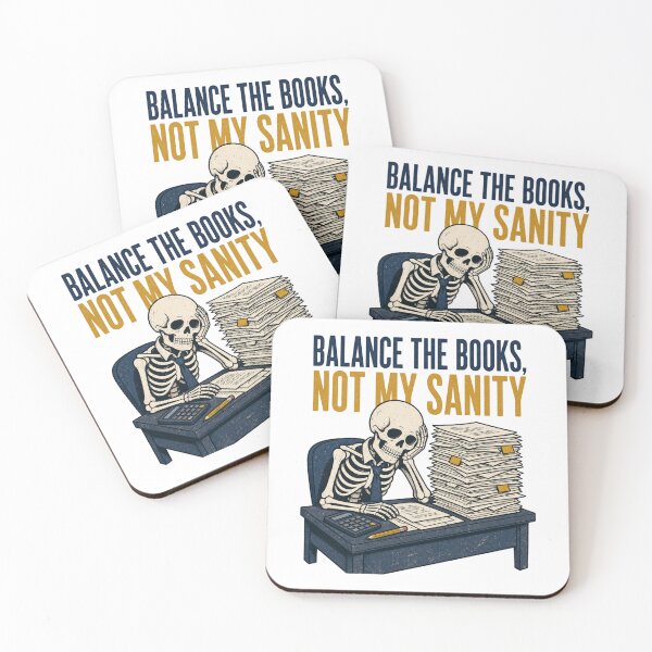 Item preview, Balance The Books Not My Sanity Shirt, Comfort Colors® Skeleton Accountant Tee, Funny Halloween Tax Season Graphic designed and sold by TshirtsLabs.