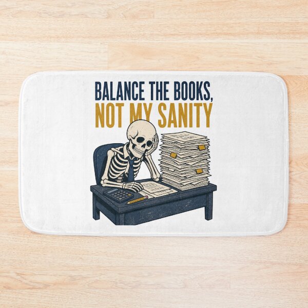 Item preview, Balance The Books Not My Sanity Shirt, Comfort Colors® Skeleton Accountant Tee, Funny Halloween Tax Season Graphic designed and sold by TshirtsLabs.