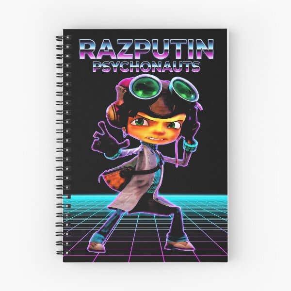 Item preview, Razputin Psychonauts Synthwave Anime Gaming Shirt designed and sold by Senpaiwaves.