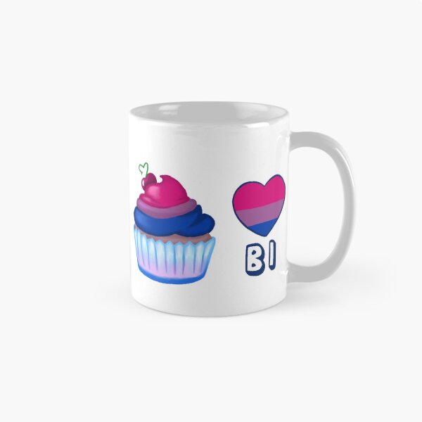 Item preview, Bisexual ( Bi ) Heart Cupcake designed and sold by HistoryHounds.