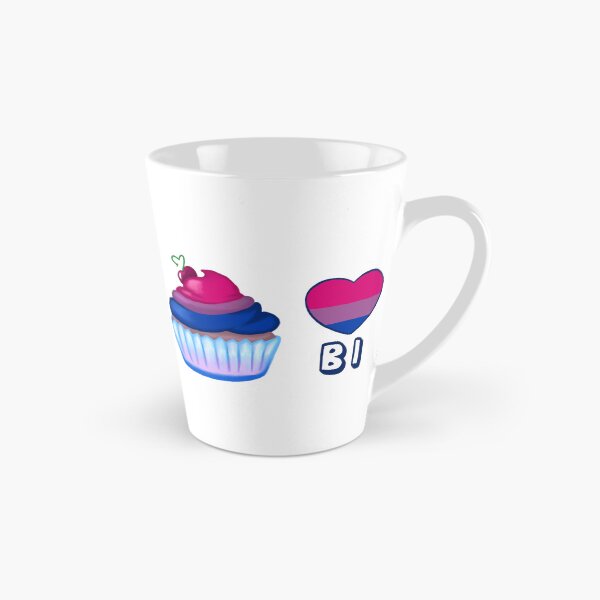 Item preview, Bisexual ( Bi ) Heart Cupcake designed and sold by HistoryHounds.