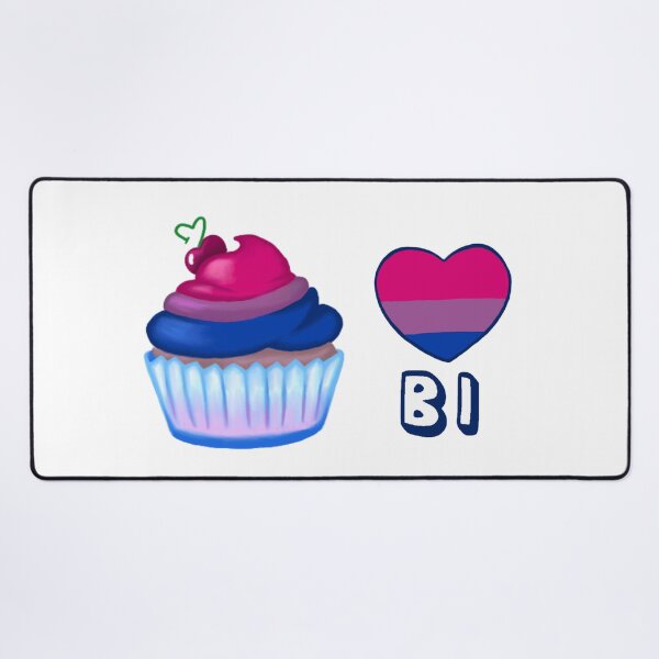 Item preview, Bisexual ( Bi ) Heart Cupcake designed and sold by HistoryHounds.