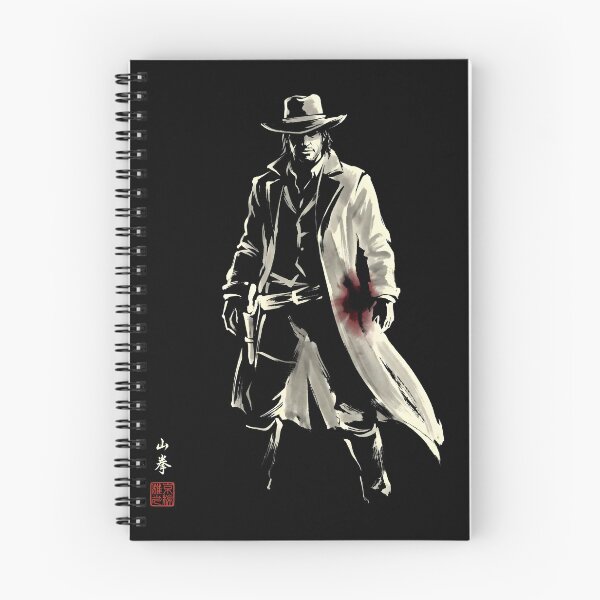 Item preview, John Marston Red Dead Redemption Sumi-e Gaming Graphic Tee designed and sold by Senpaiwaves.