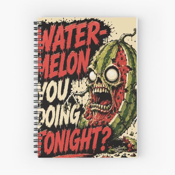 Item preview, Water-Melon You Doing Tonight? – Funny Zombie Watermelon Horror Art designed and sold by Maria Garcia´s.