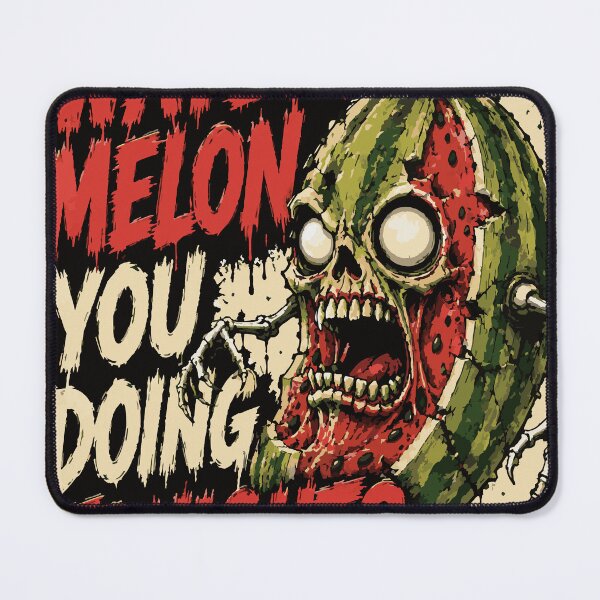 Item preview, Water-Melon You Doing Tonight? – Funny Zombie Watermelon Horror Art designed and sold by Maria Garcia´s.