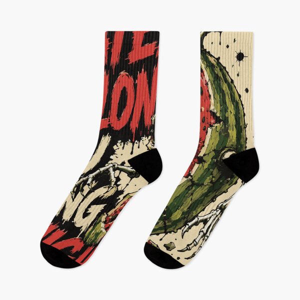 Item preview, Water-Melon You Doing Tonight? – Funny Zombie Watermelon Horror Art designed and sold by Maria Garcia´s.