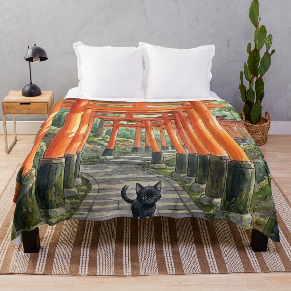 Item preview, Cute Little Black Cat in Kyoto, Japan (S) designed and sold by CLBC.STORE.