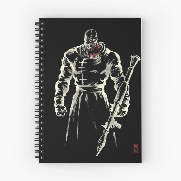 Item preview, Nemesis Resident Evil 3 Sumi-e Video Game Streetwear Tee designed and sold by Senpaiwaves.