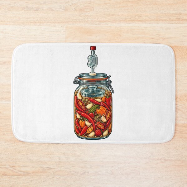 Item preview, Fermented Hot Sauce Maker Jar Gift designed and sold by UrbanCanvvas.