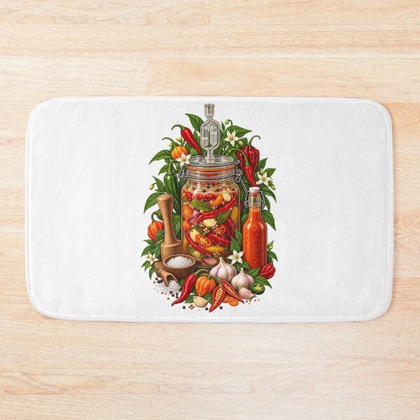 Item preview, Botanical Fermented Hot Sauce Workshop designed and sold by UrbanCanvvas.