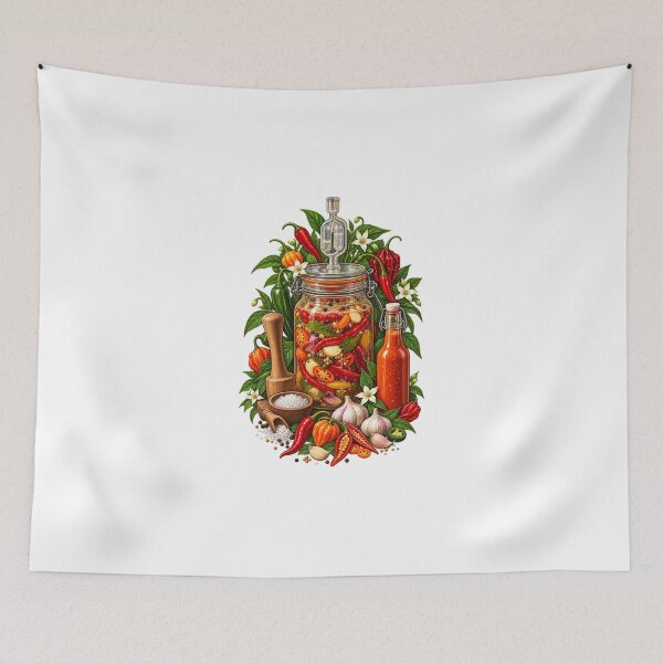 Item preview, Botanical Fermented Hot Sauce Workshop designed and sold by UrbanCanvvas.