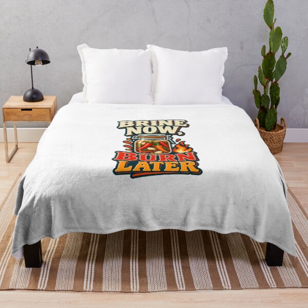 Item preview, Brine Now Burn Later Funny Hot Sauce Maker designed and sold by UrbanCanvvas.