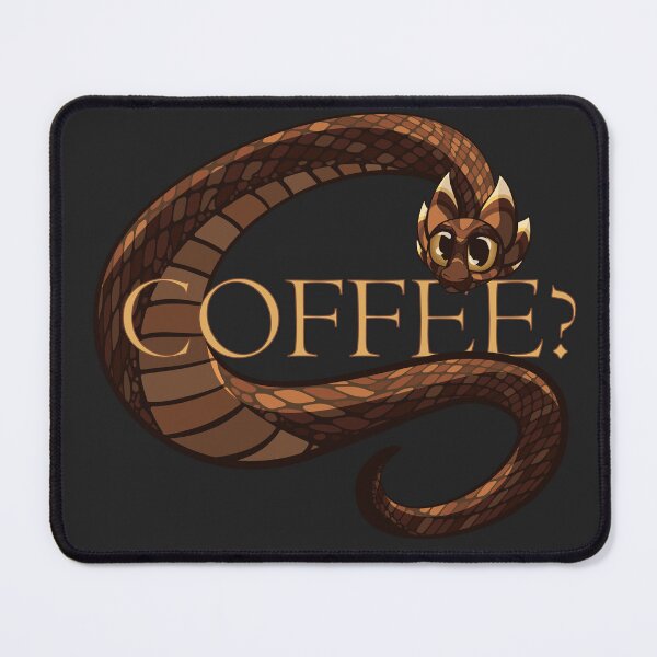 Item preview, Where's the Coffee? Coffee Snake designed and sold by OrphneDoesArt.