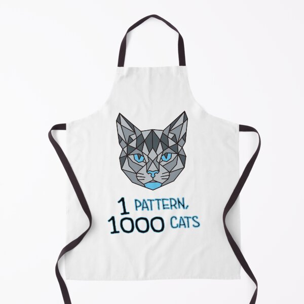 Item preview, Geometric Tabby Cat - 1 Pattern, 1000 Cats designed and sold by AnimalsKnowAll.